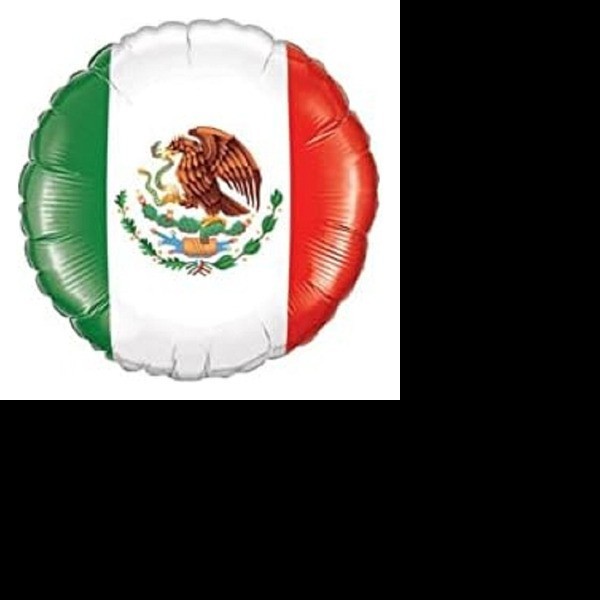 GLOBO METALICO TRICOLOR 18 VMF E.1 C.25